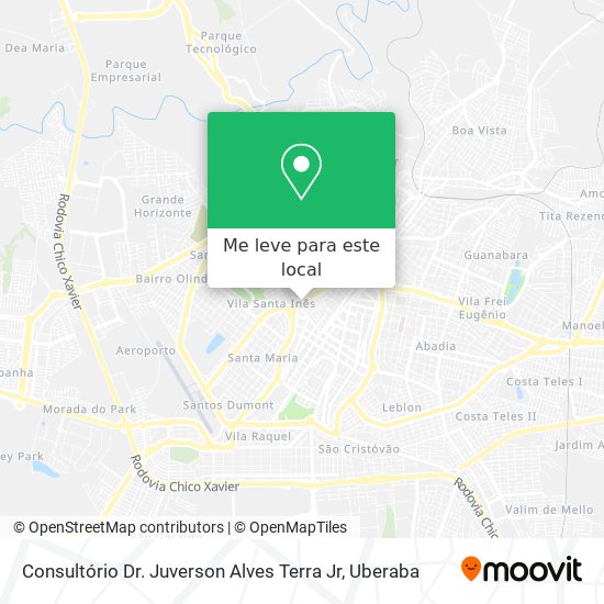 Consultório Dr. Juverson Alves Terra Jr mapa