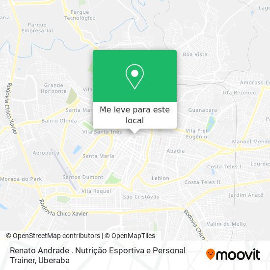 Renato Andrade . Nutrição Esportiva e Personal Trainer mapa