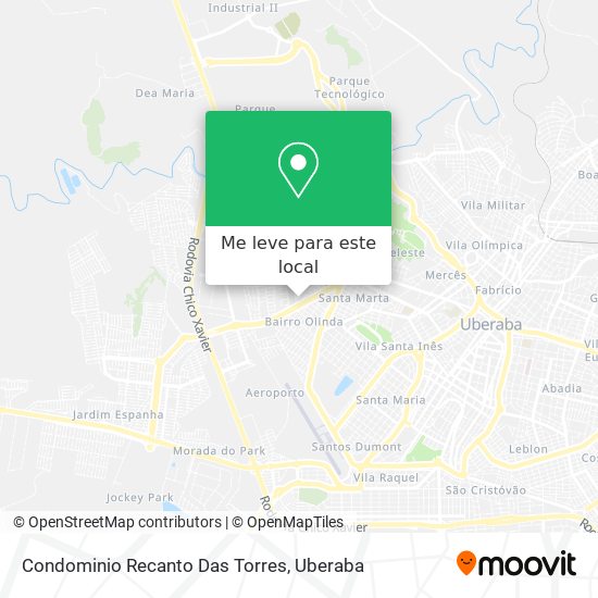 Condominio Recanto Das Torres mapa