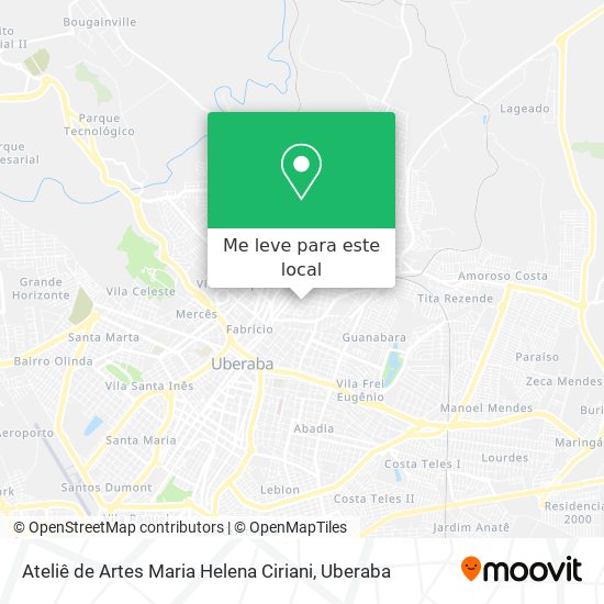 Ateliê de Artes Maria Helena Ciriani mapa