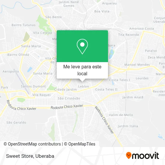 Sweet Store mapa