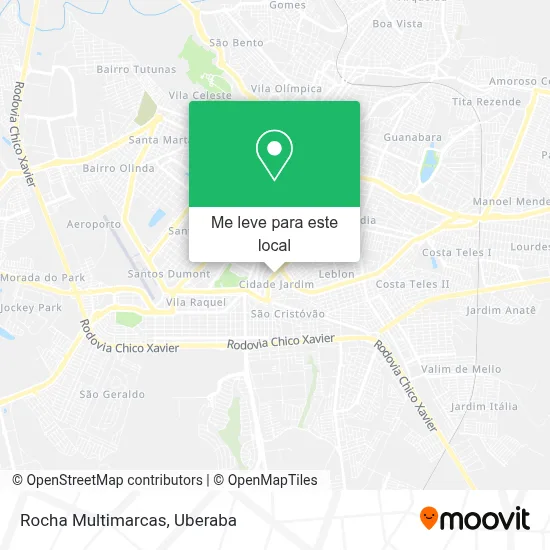 Rocha Multimarcas mapa
