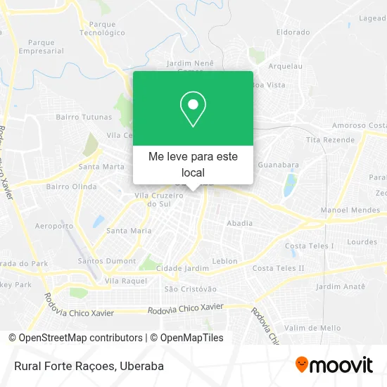 Rural Forte Raçoes mapa