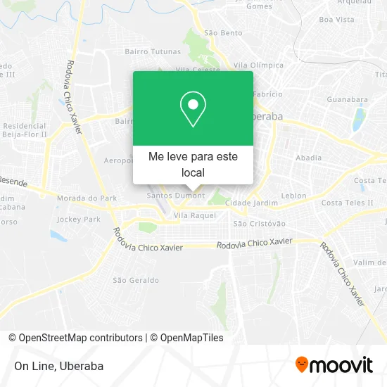 On Line mapa