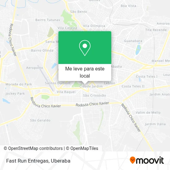 Fast Run Entregas mapa