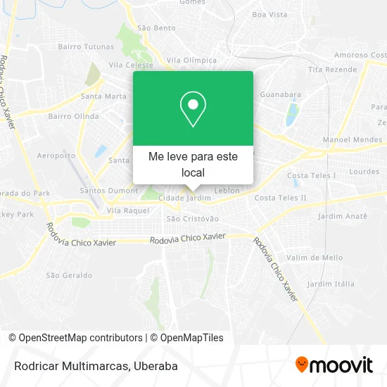 Rodricar Multimarcas mapa