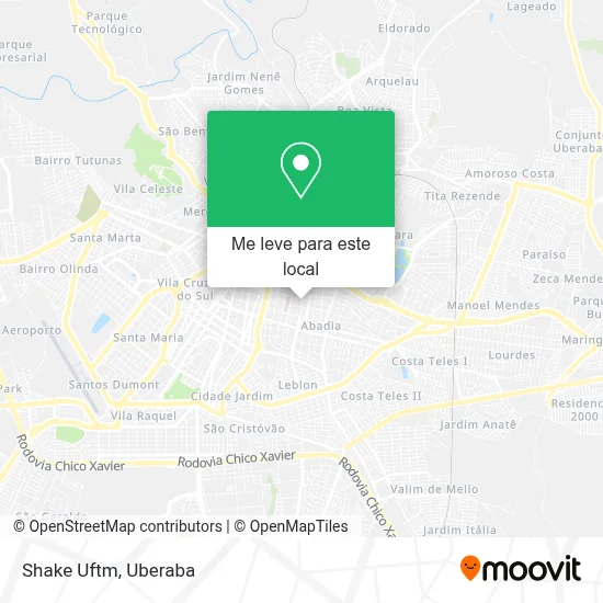 Shake Uftm mapa