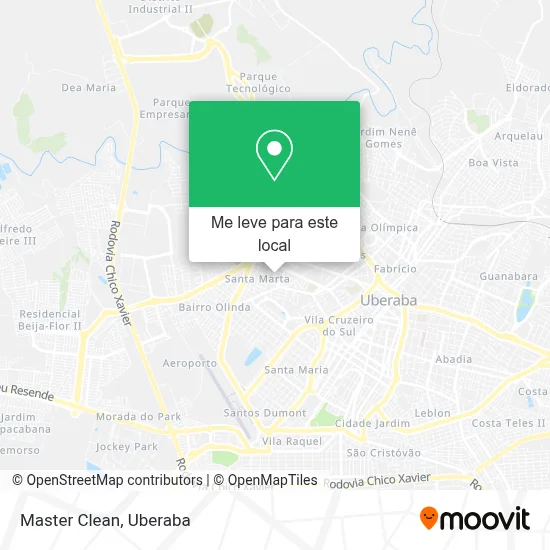 Master Clean mapa