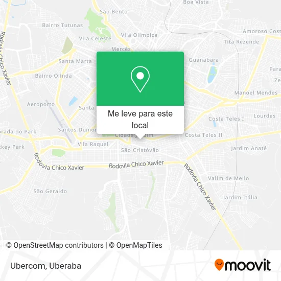 Ubercom mapa