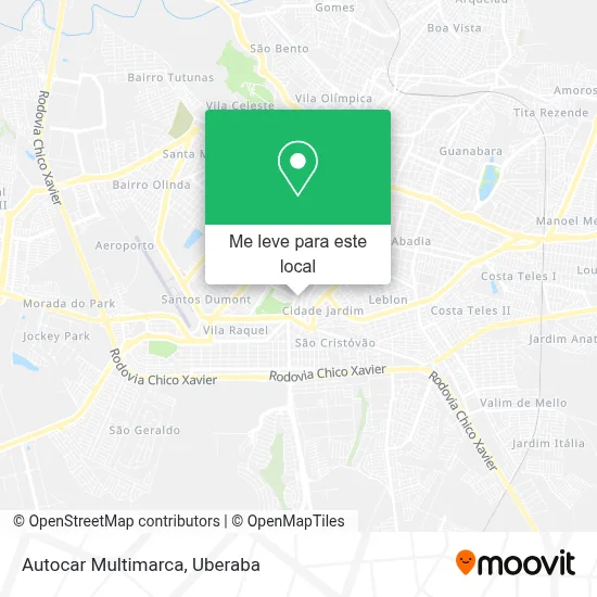 Autocar Multimarca mapa