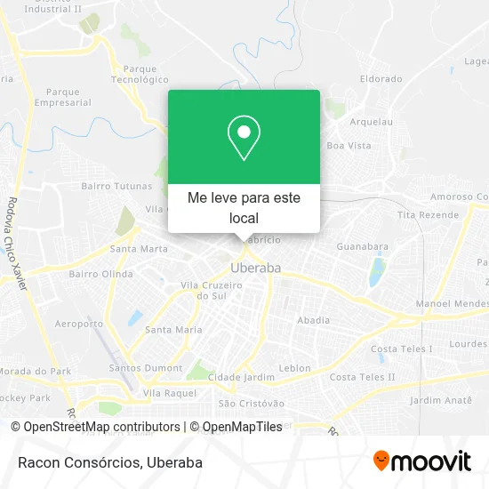 Racon Consórcios mapa