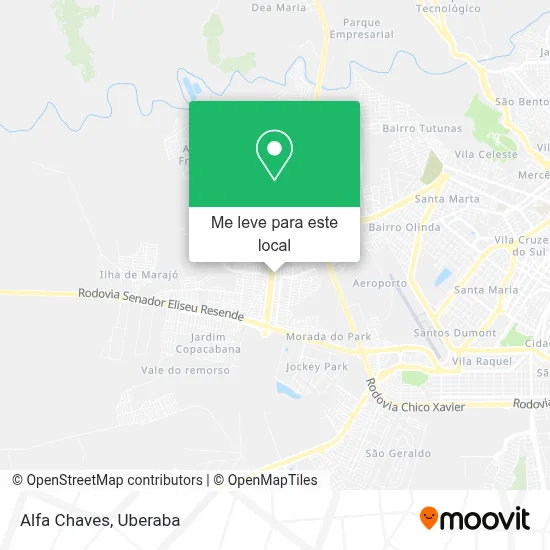 Alfa Chaves mapa
