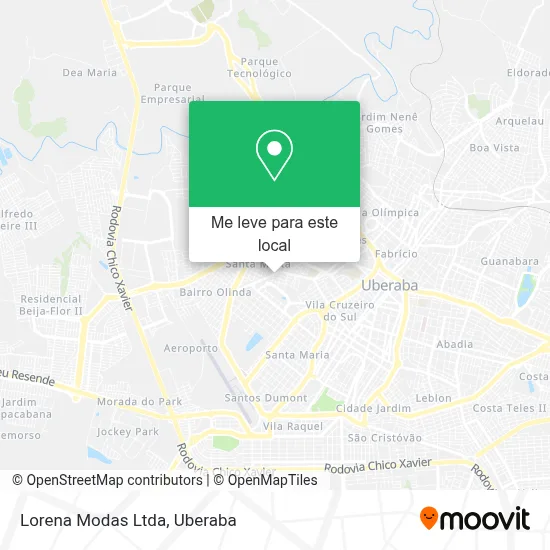 Lorena Modas Ltda mapa