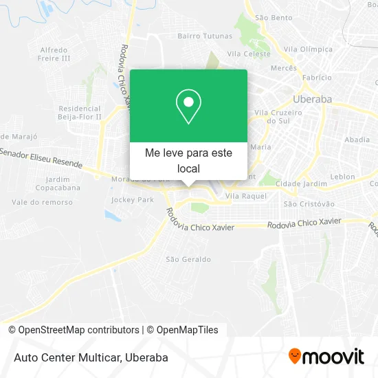 Auto Center Multicar mapa