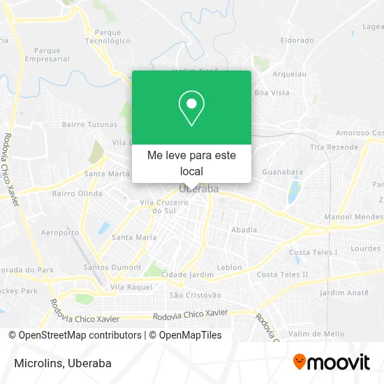 Microlins mapa