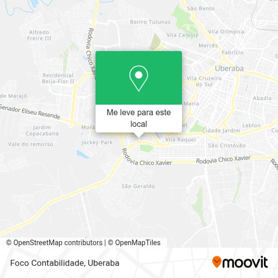 Foco Contabilidade mapa