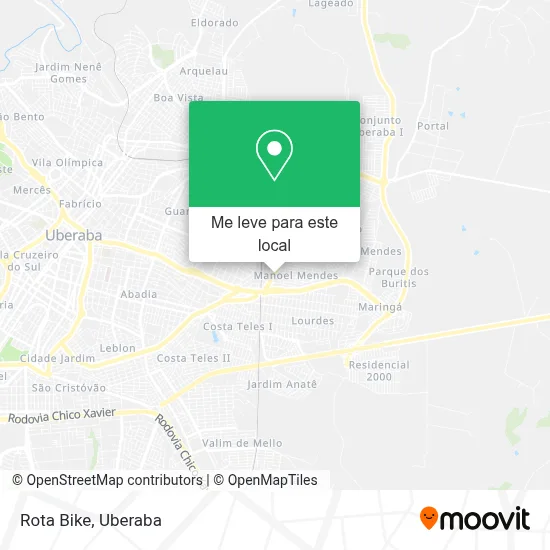 Rota Bike mapa