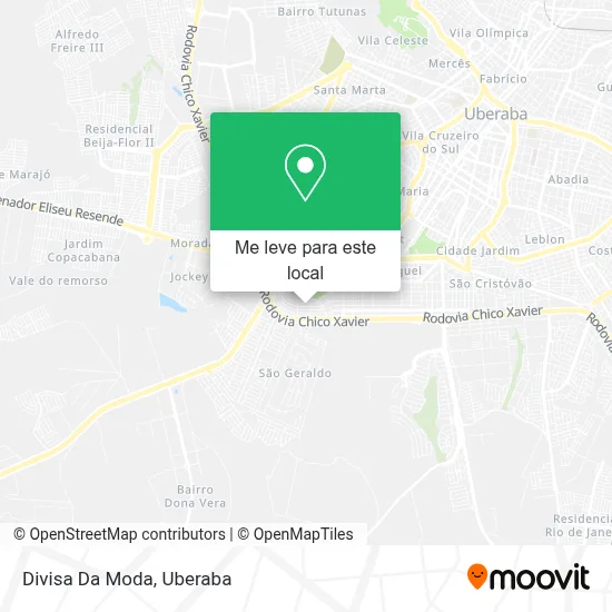 Divisa Da Moda mapa