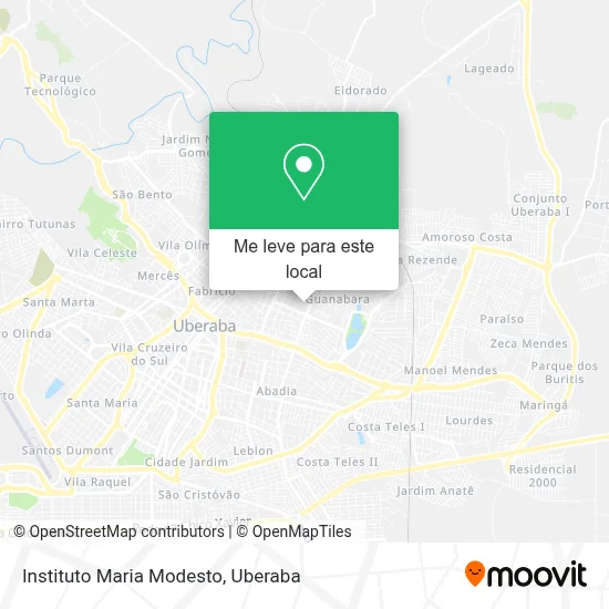 Instituto Maria Modesto mapa