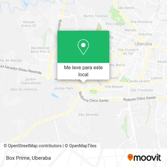 Box Prime mapa