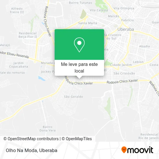 Olho Na Moda mapa