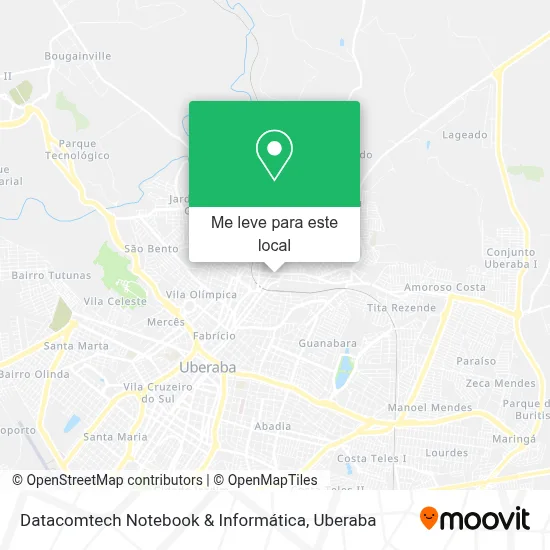Datacomtech Notebook & Informática mapa