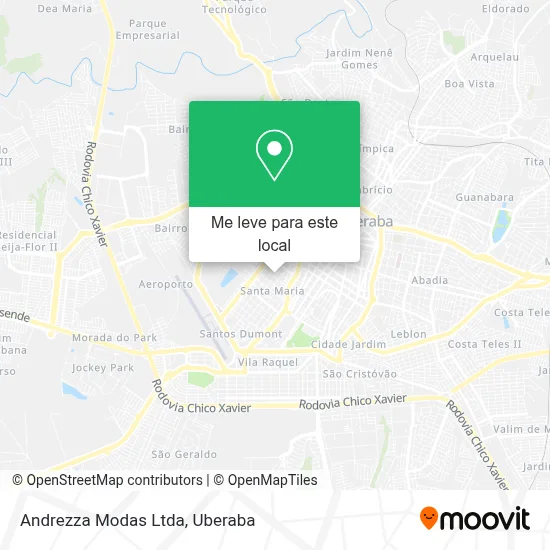 Andrezza Modas Ltda mapa