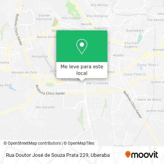Rua Doutor José de Souza Prata 229 mapa