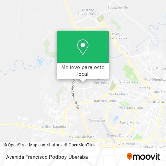 Avenida Francisco Podboy mapa