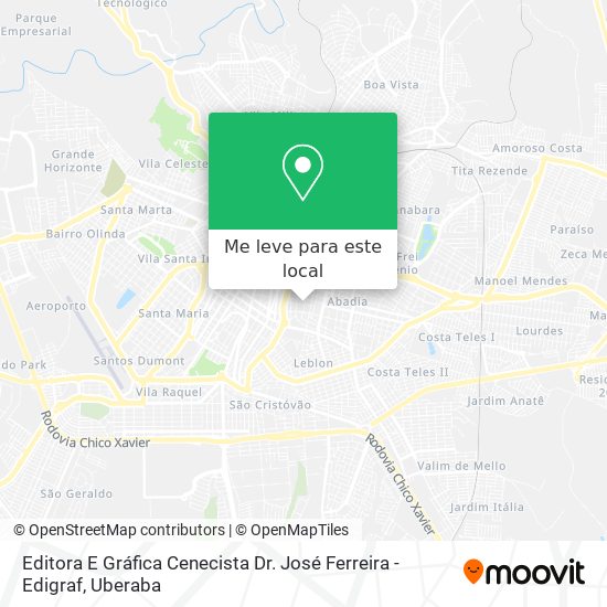 Editora E Gráfica Cenecista Dr. José Ferreira - Edigraf mapa