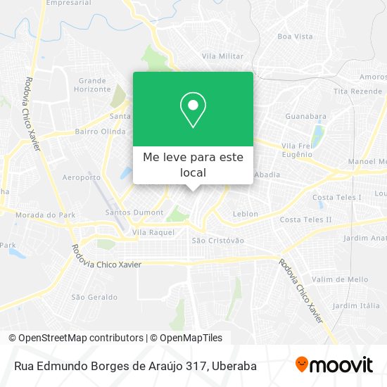 Rua Edmundo Borges de Araújo 317 mapa