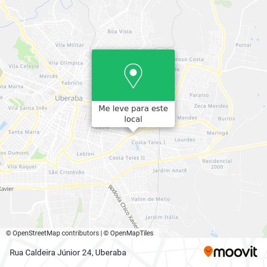 Rua Caldeira Júnior 24 mapa