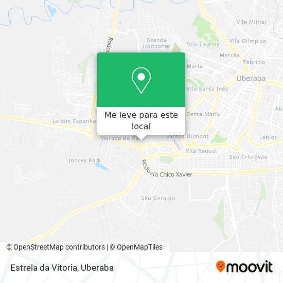 Estrela da Vitoria mapa