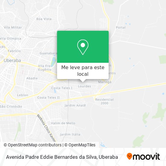 Avenida Padre Eddie Bernardes da Silva mapa