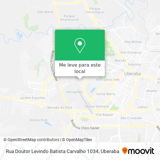 Rua Doutor Levindo Batista Carvalho 1034 mapa