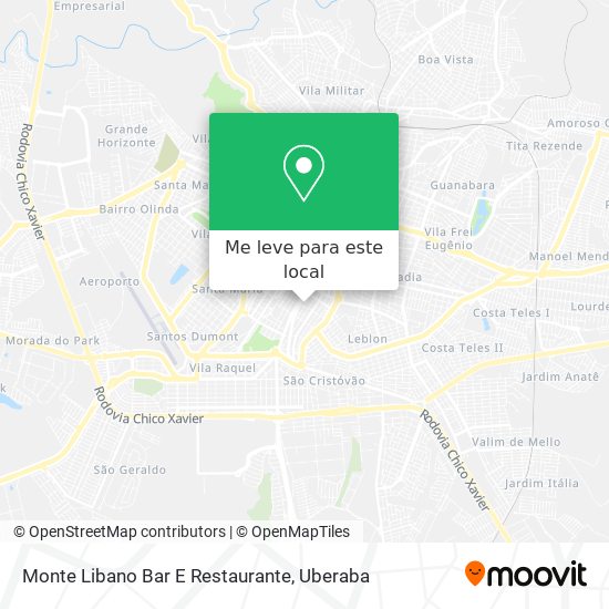 Monte Libano Bar E Restaurante mapa