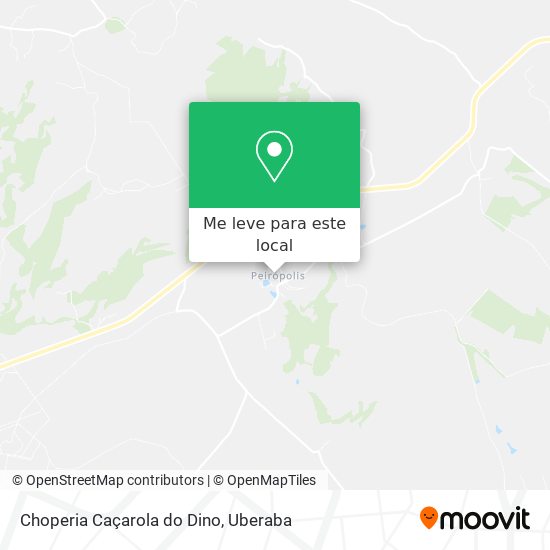 Choperia Caçarola do Dino mapa
