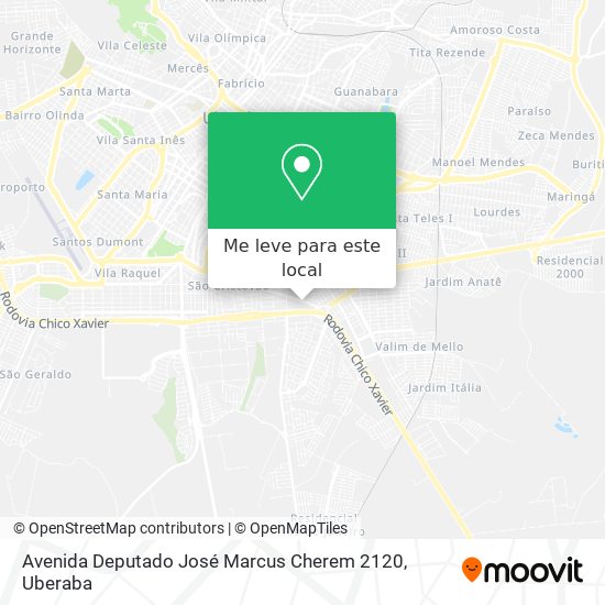 Avenida Deputado José Marcus Cherem 2120 mapa