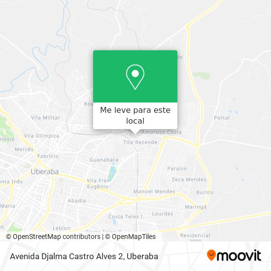 Avenida Djalma Castro Alves 2 mapa