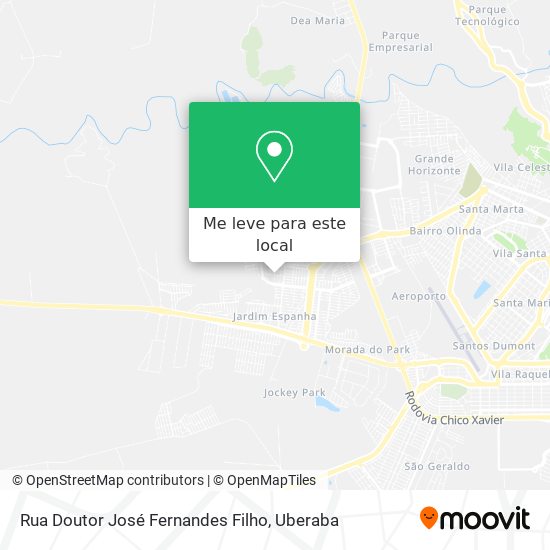 Rua Doutor José Fernandes Filho mapa