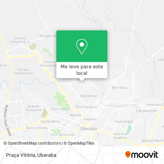 Praça Vitória mapa