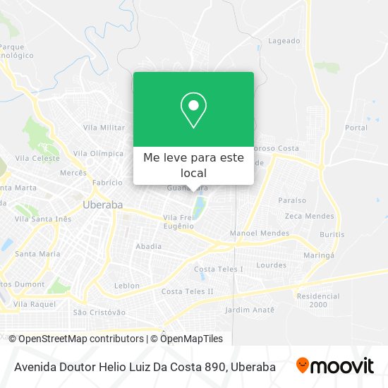 Avenida Doutor Helio Luiz Da Costa 890 mapa