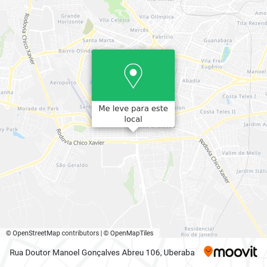 Rua Doutor Manoel Gonçalves Abreu 106 mapa