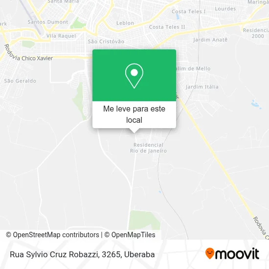 Rua Sylvio Cruz Robazzi, 3265 mapa