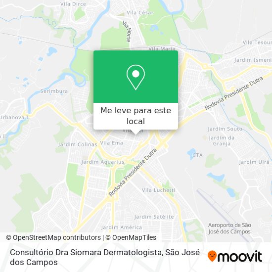 Consultório Dra Siomara Dermatologista mapa