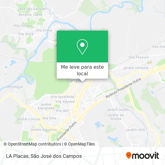 LA Placas mapa