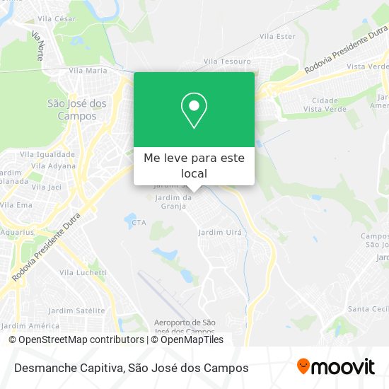 Desmanche Capitiva mapa