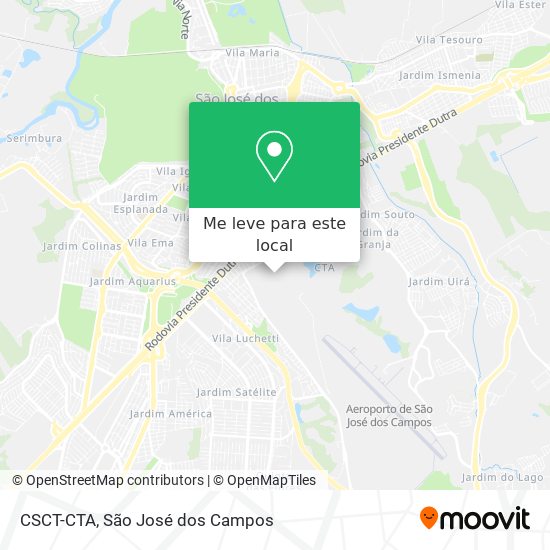 CSCT-CTA mapa