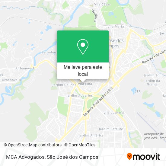 MCA Advogados mapa