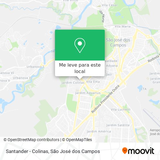 Santander - Colinas mapa